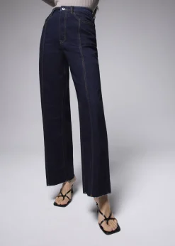 Love, Bonito Weekend & Vacation Pants|Casual Pants*Leggy™ Denim Pintuck Straight Leg Jeans