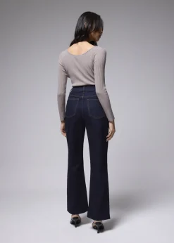 Love, Bonito Weekend & Vacation Pants|Casual Pants*Leggy™ Denim Pintuck Straight Leg Jeans
