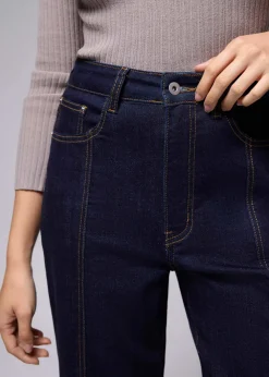 Love, Bonito Weekend & Vacation Pants|Casual Pants*Leggy™ Denim Pintuck Straight Leg Jeans