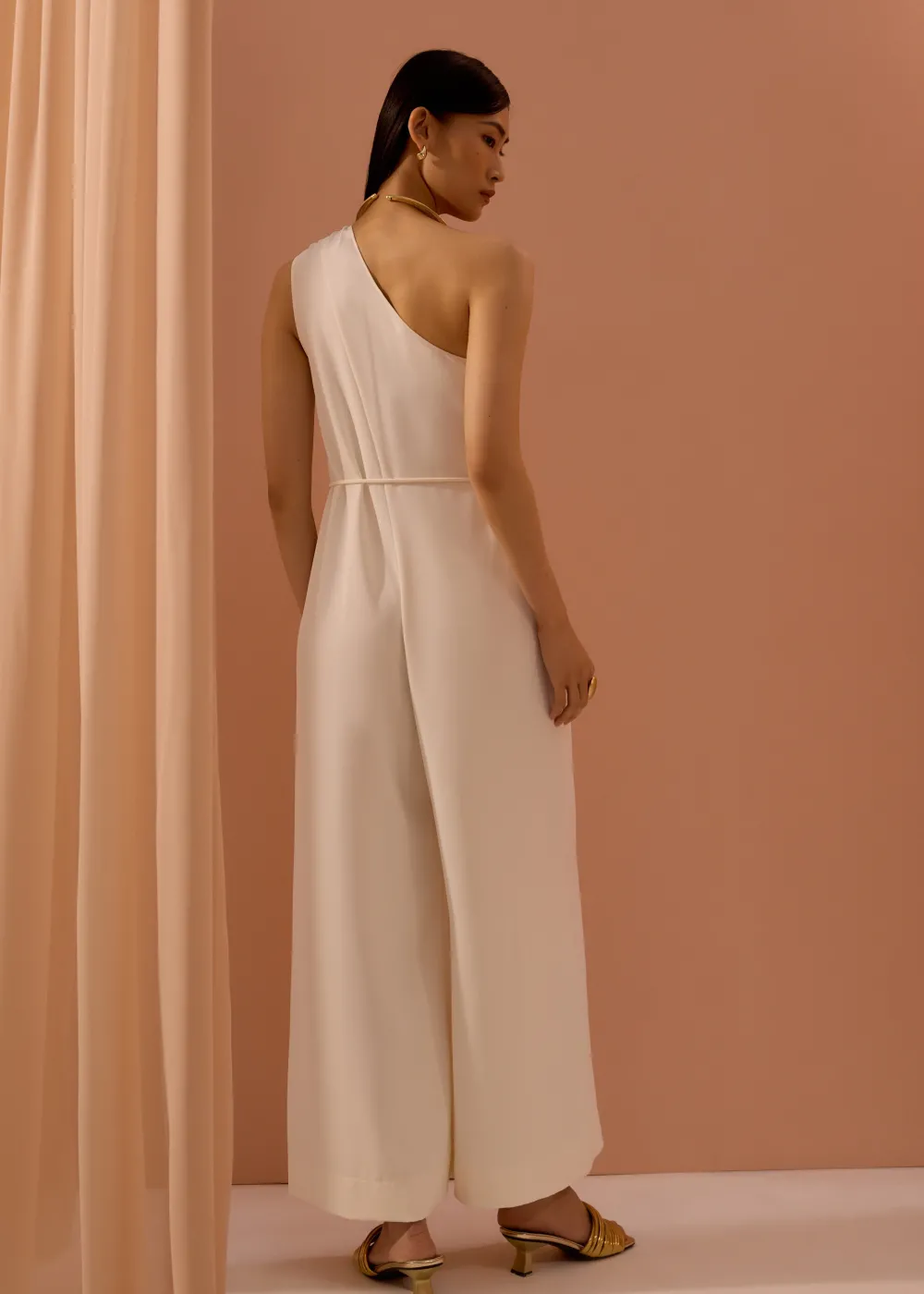 Love, Bonito Party & Occasions|Vacation*Leggy™ Kanda Asymmetric Flare Jumpsuit