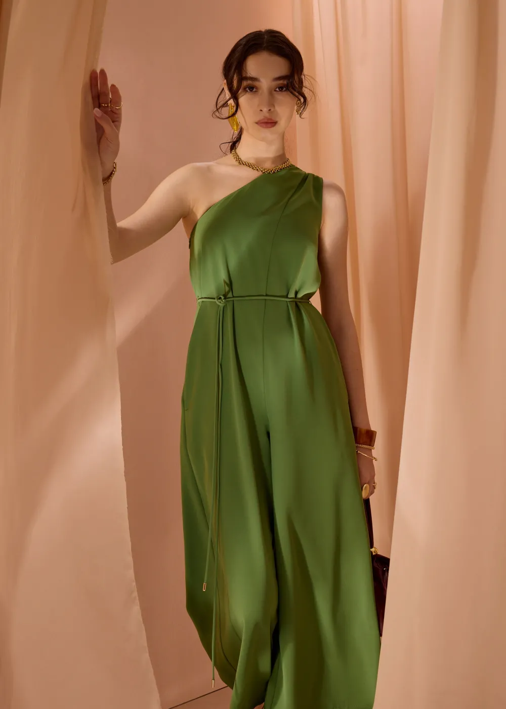 Love, Bonito Party & Occasions|Vacation*Leggy™ Kanda Asymmetric Flare Jumpsuit