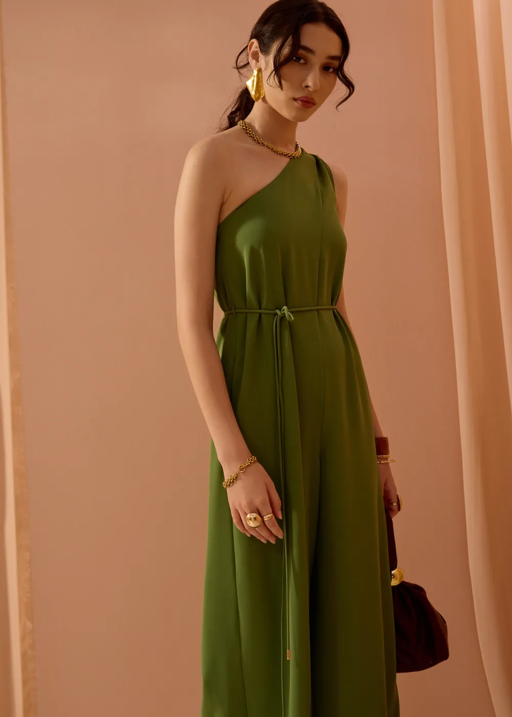 Love, Bonito Party & Occasions|Vacation*Leggy™ Kanda Asymmetric Flare Jumpsuit