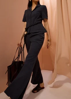 Love, Bonito Work|Pants*Leggy™ Pvara Textured Flare Pants
