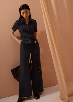 Love, Bonito Work|Pants*Leggy™ Pvara Textured Flare Pants