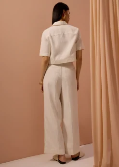 Love, Bonito Work|Pants*Leggy™ Seva Textured Super High Waist Straight Leg Pants
