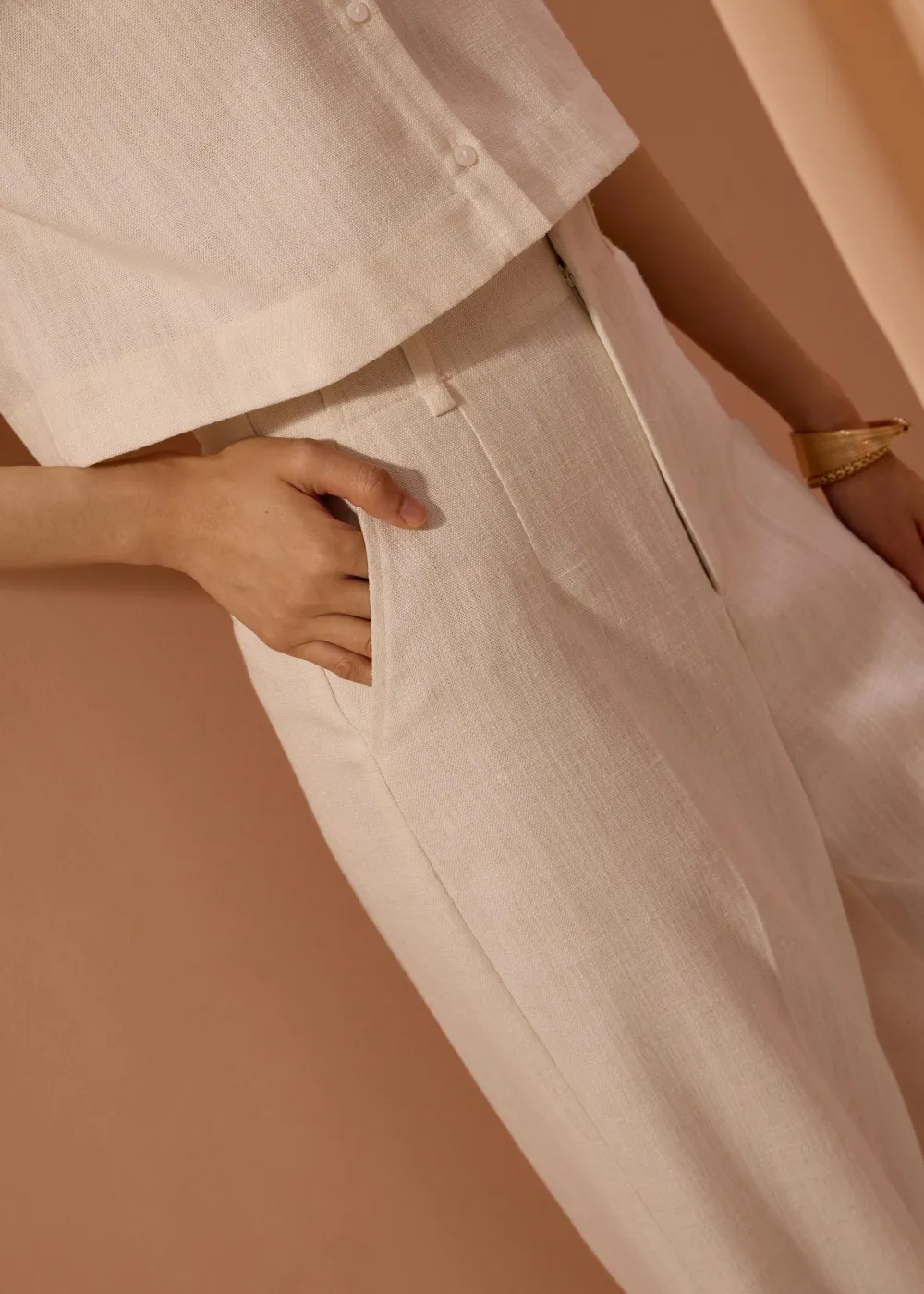 Love, Bonito Work|Pants*Leggy™ Seva Textured Super High Waist Straight Leg Pants