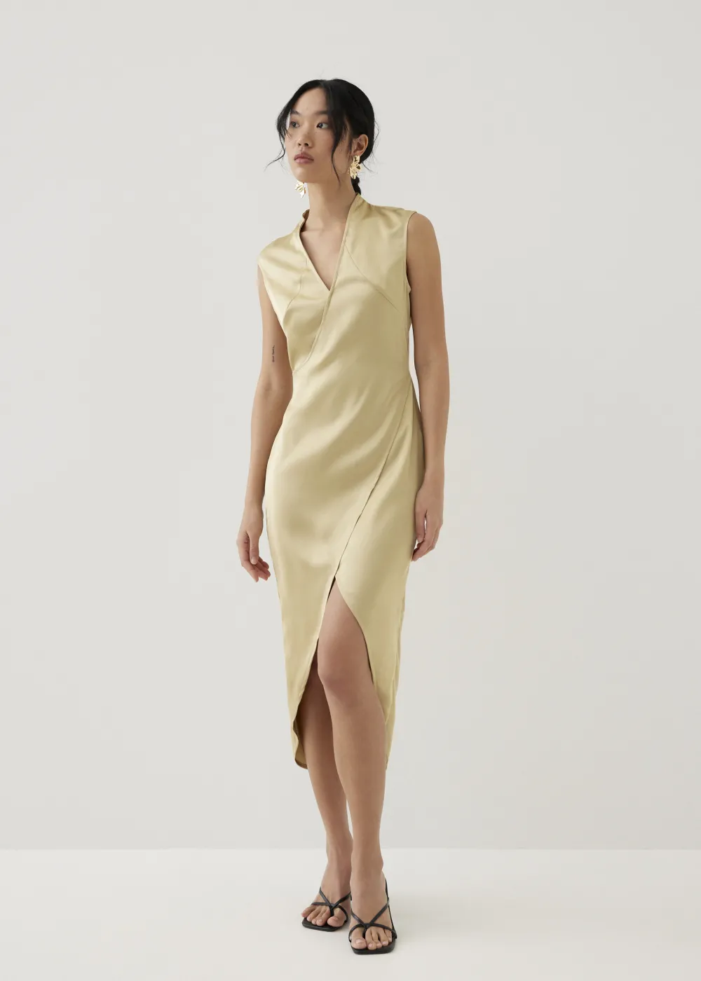 Love, Bonito Party Dresses|Party & Occasions*Lei Asymmetric Satin Midaxi Dress