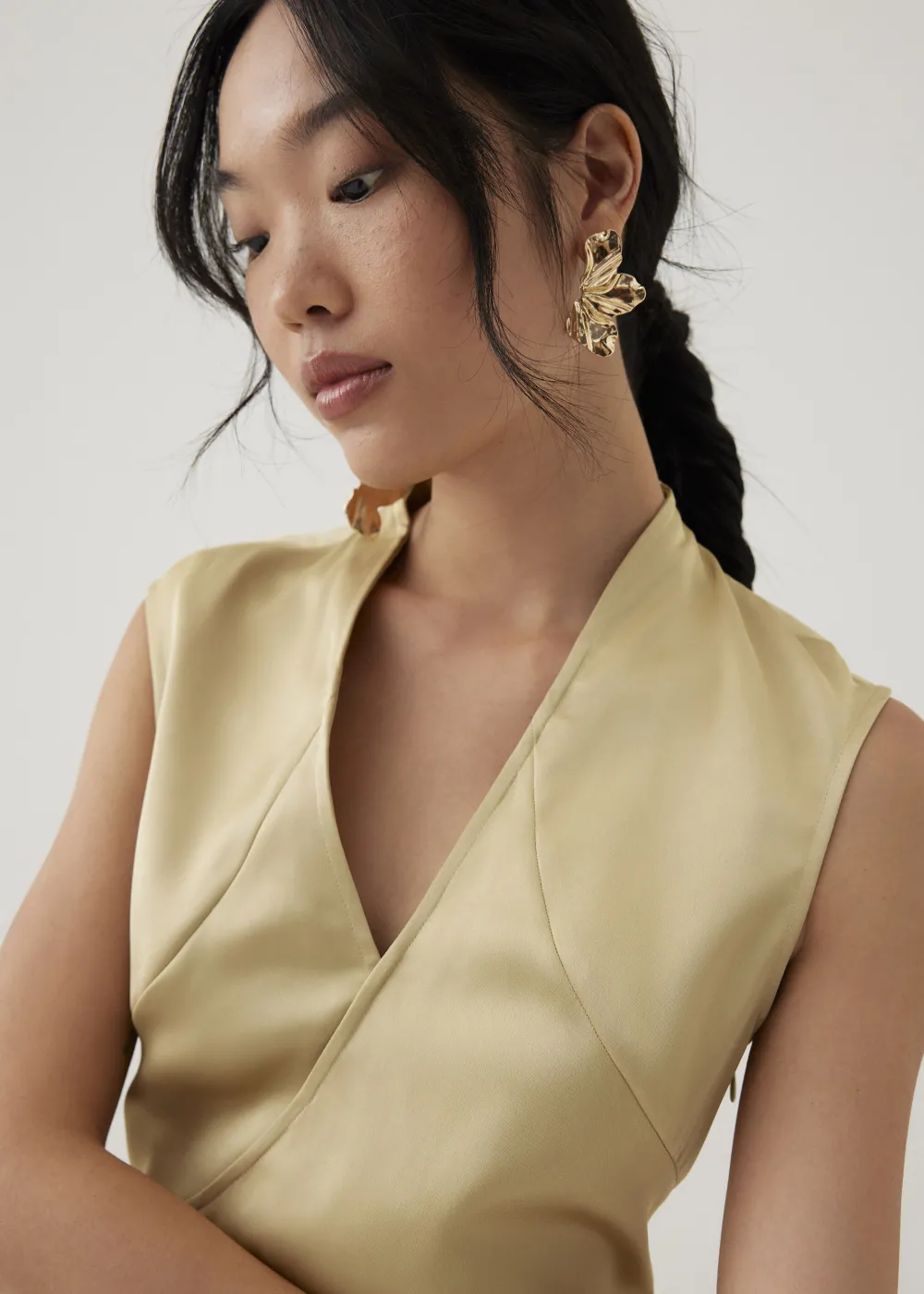 Love, Bonito Party Dresses|Party & Occasions*Lei Asymmetric Satin Midaxi Dress