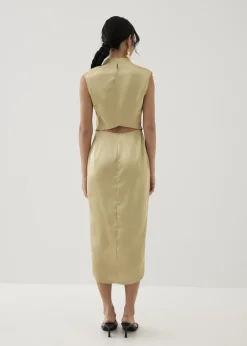 Love, Bonito Party Dresses|Party & Occasions*Lei Asymmetric Satin Midaxi Dress