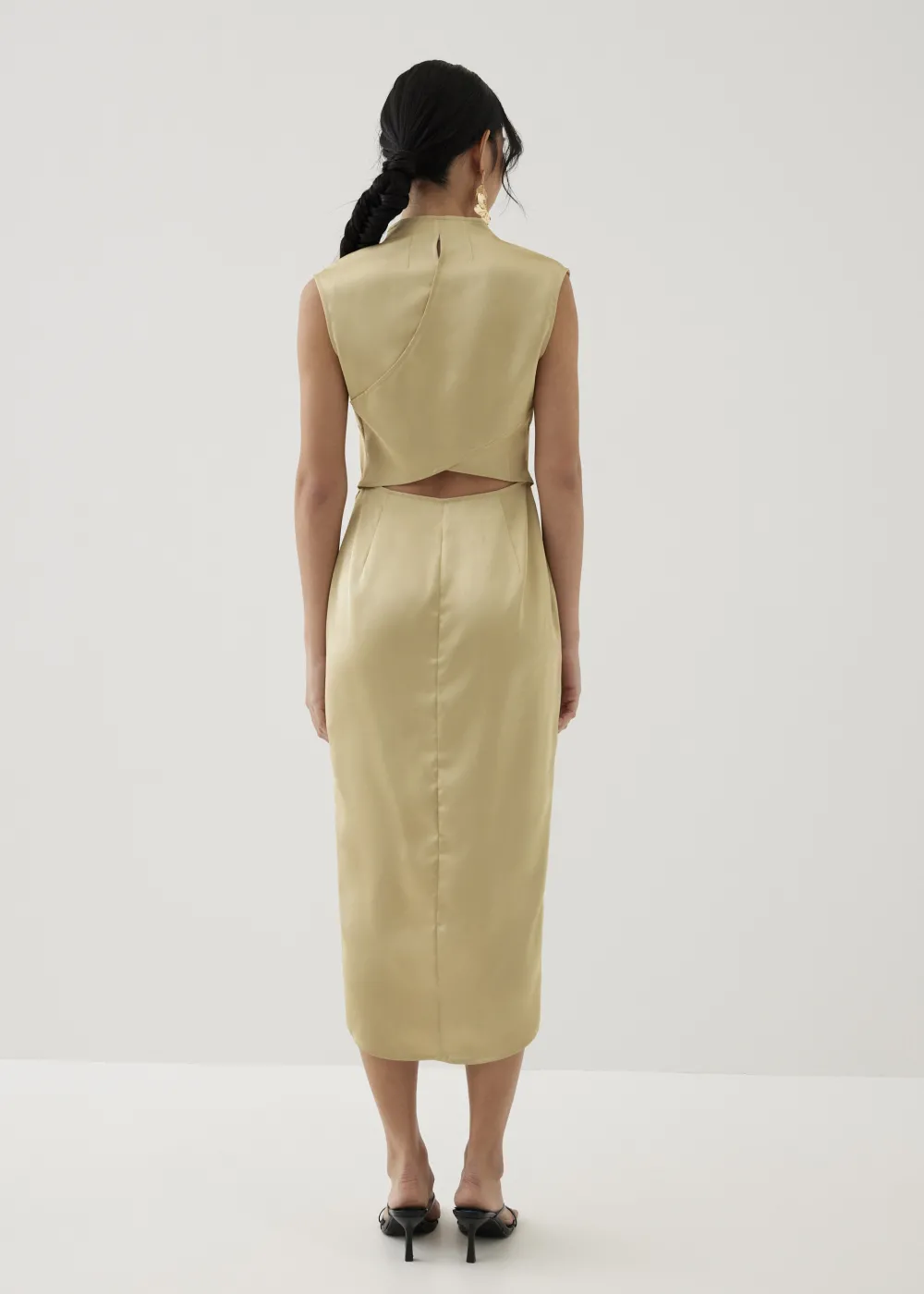 Love, Bonito Party Dresses|Party & Occasions*Lei Asymmetric Satin Midaxi Dress
