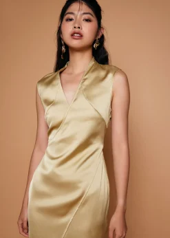 Love, Bonito Party Dresses|Party & Occasions*Lei Asymmetric Satin Midaxi Dress
