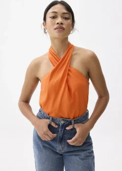 Love, Bonito Weekend & Vacation Tops|Party & Occasions*Linen Halter Top