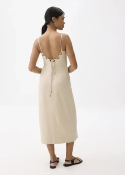 Love, Bonito Party Dresses|Party & Occasions*Linen Padded Column Midi Dress