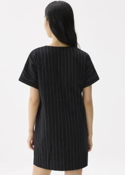 Love, Bonito Weekend Dresses|Casual Dresses*Linen Striped V-neck Shift Mini Dress