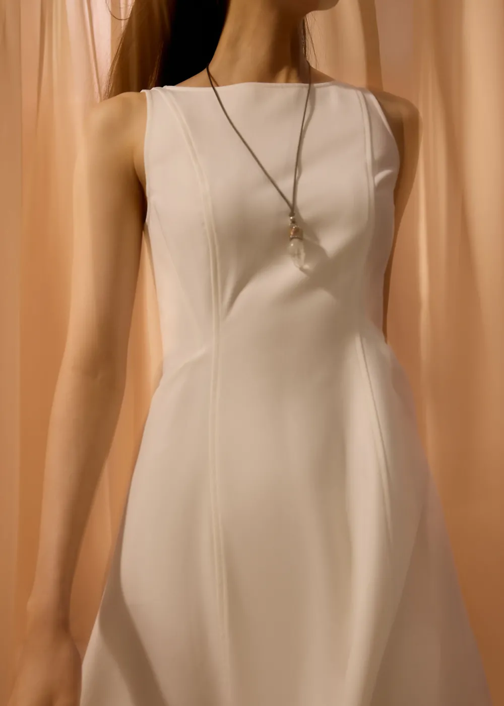 Love, Bonito Work|Dresses*Ling Belted Boat Neck Fit & Flare Midaxi Dress