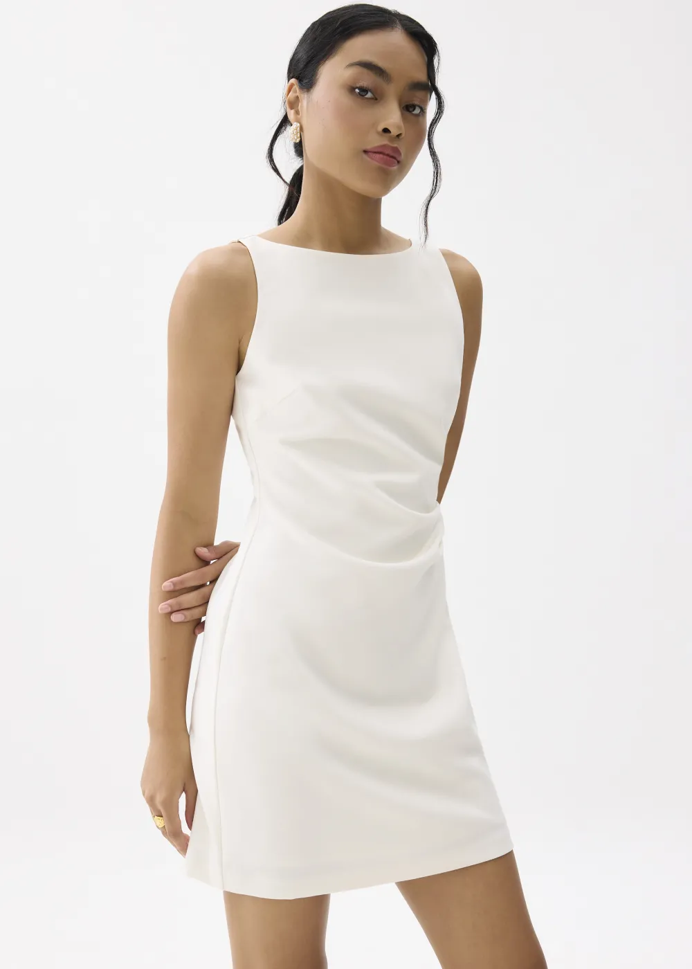 Love, Bonito Party Dresses|Work Dresses*Linh Boat Neck A-line Mini Dress