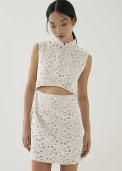 Love, Bonito Party Dresses|Party & Occasions*Llana Shoulder Padded Mandarin Collar Mini Dress