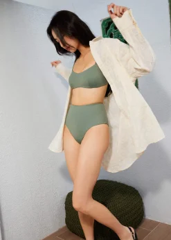 Love, Bonito Swimwear|Weekend*Love Bonito x cheak Padded Balconette Bikini Top