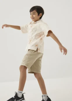 Kids Love, Bonito Blouses & Shirts|Kidswear*Lucas Embroidered Collared Shirt in Rekindled Blooms