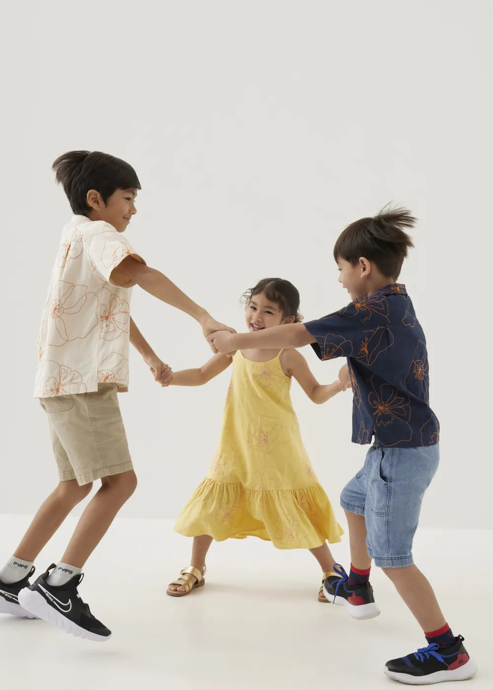 Kids Love, Bonito Blouses & Shirts|Kidswear*Lucas Embroidered Collared Shirt in Rekindled Blooms