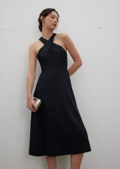Love, Bonito Weekend|Dresses*Lyocell Elastic Halter Neck Midi Dress