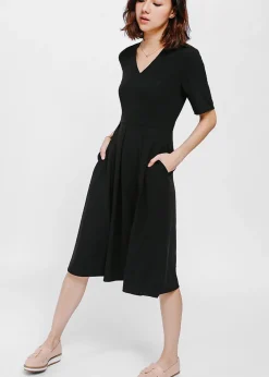 Love, Bonito Work Dresses*Madina Pleated Midi Dress