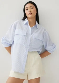 Love, Bonito Blouses & Shirts*Mariah Striped Oversized Shirt