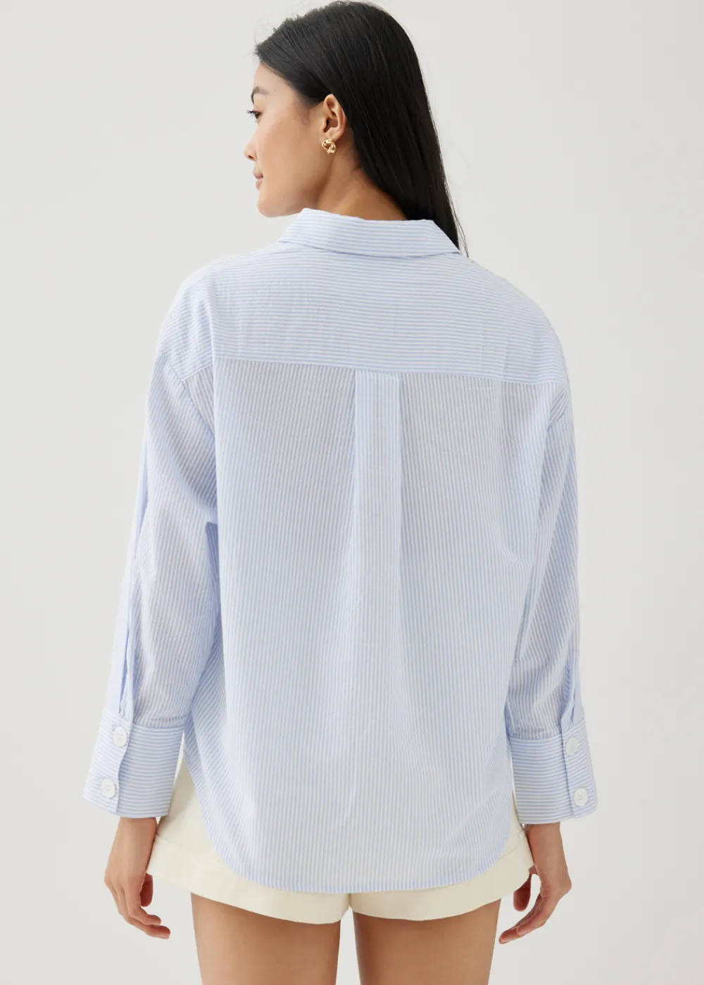 Love, Bonito Blouses & Shirts*Mariah Striped Oversized Shirt