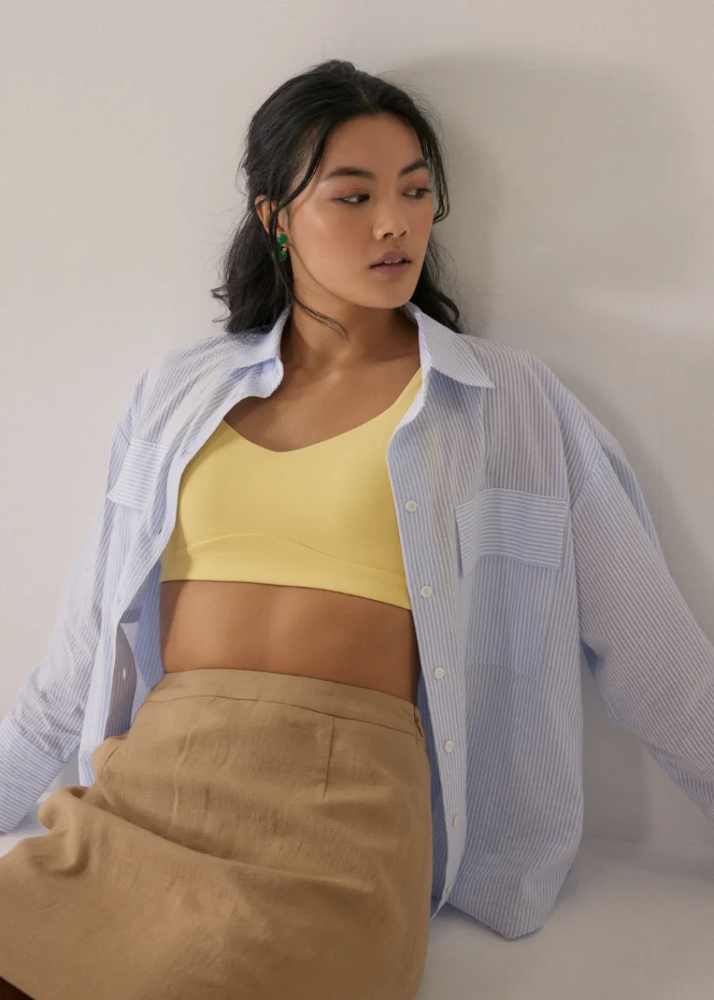 Love, Bonito Blouses & Shirts*Mariah Striped Oversized Shirt