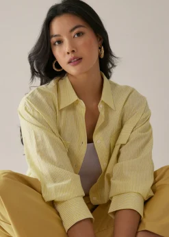 Love, Bonito Blouses & Shirts*Mariah Striped Oversized Shirt