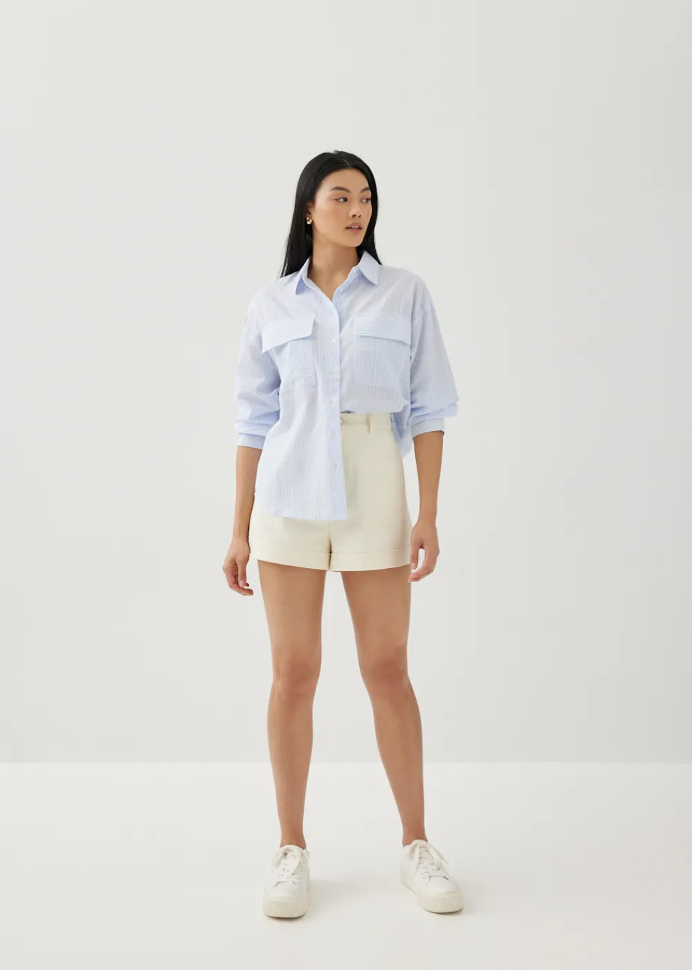 Love, Bonito Blouses & Shirts*Mariah Striped Oversized Shirt