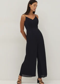 Love, Bonito Straight|Party & Occasions*Marlene Pleated Straight Leg Jumpsuit