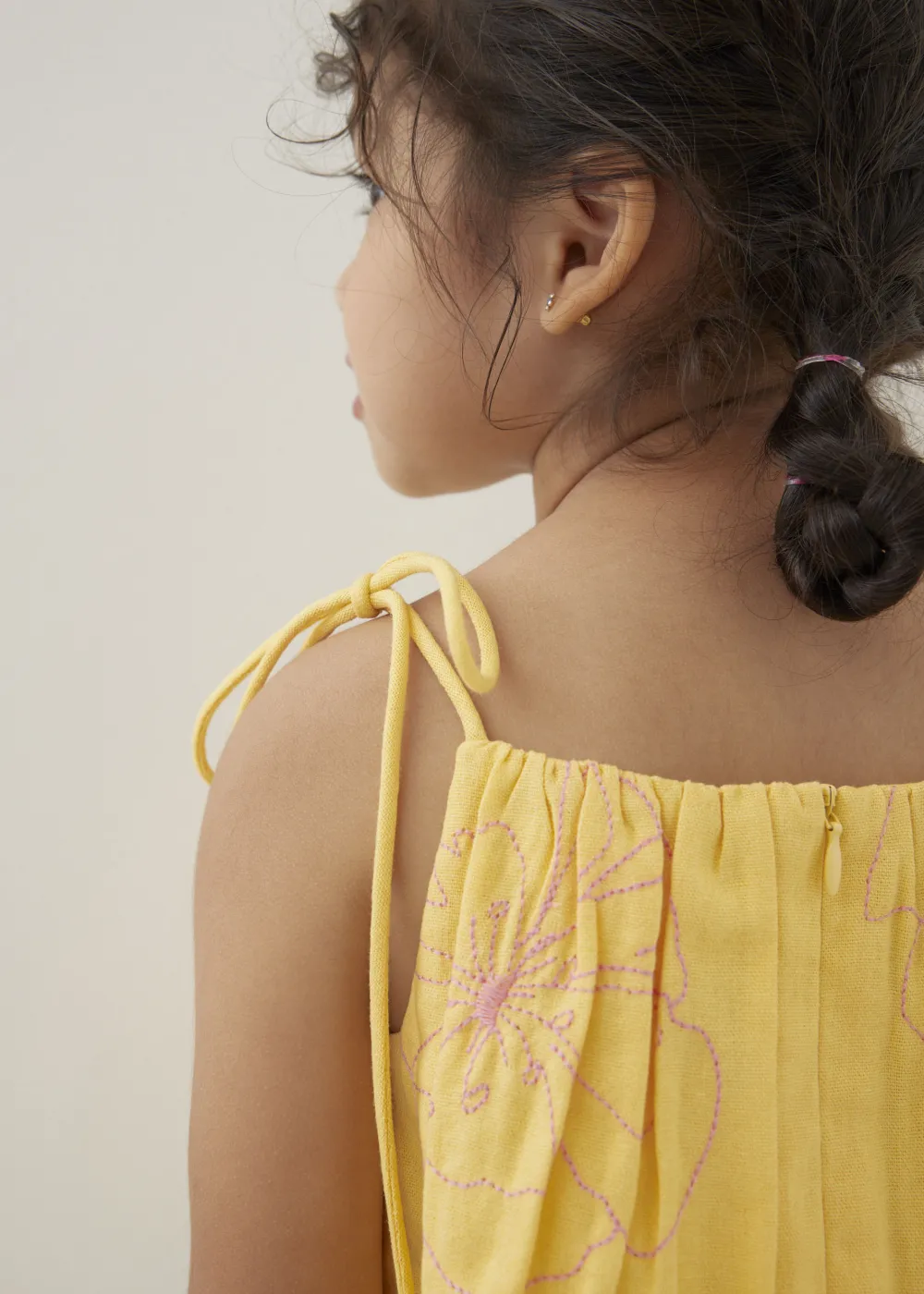 Kids Love, Bonito Casual Tops|Tanks & Camis*Mei Embroidered Babydoll Camisole Top in Rekindled Blooms