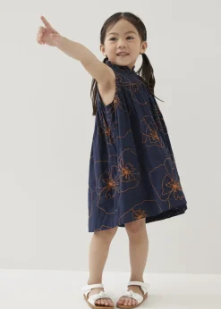 Kids Love, Bonito Party Dresses|Kidswear*Melati Embroidered Babydoll Mini Dress in Rekindled Blooms