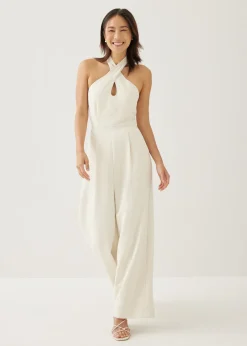 Love, Bonito Straight|Party & Occasions*Meliza Padded Halter Straight Leg Maxi Jumpsuit