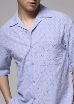 Love, Bonito Blouses & Shirts|Weekend*Men's Broderie Relaxed Collared Shirt