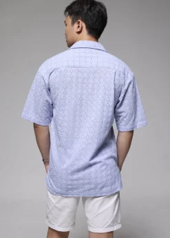 Love, Bonito Blouses & Shirts|Weekend*Men's Broderie Relaxed Collared Shirt