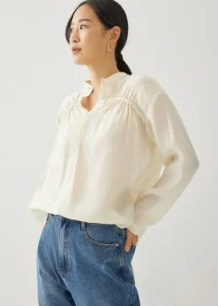 Love, Bonito Work Tops|Blouses & Shirts*Meryn Mandarin Collar Blouse