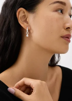 Love, Bonito Party & Occasions|Bags & Accessories*Metal Pearl Hoop Earrings