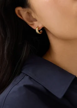 Love, Bonito Work|Bags & Accessories*Metal Twist Hoop Earrings