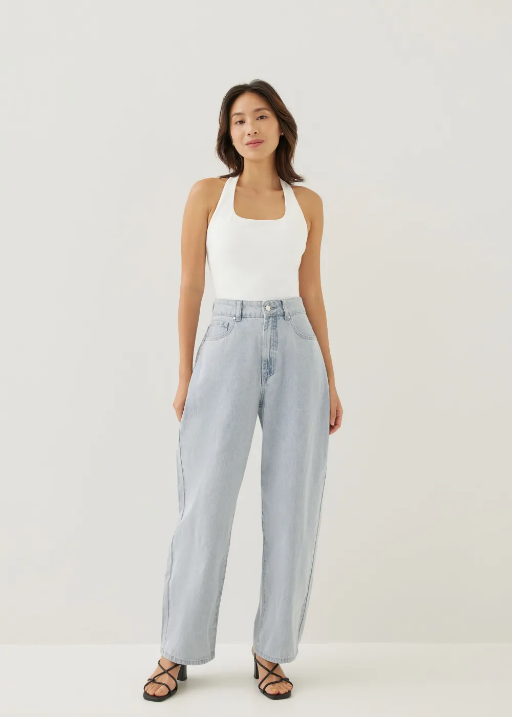 Love, Bonito Casual Pants|Weekend & Vacation Pants*Mickee Denim Barrel Jeans