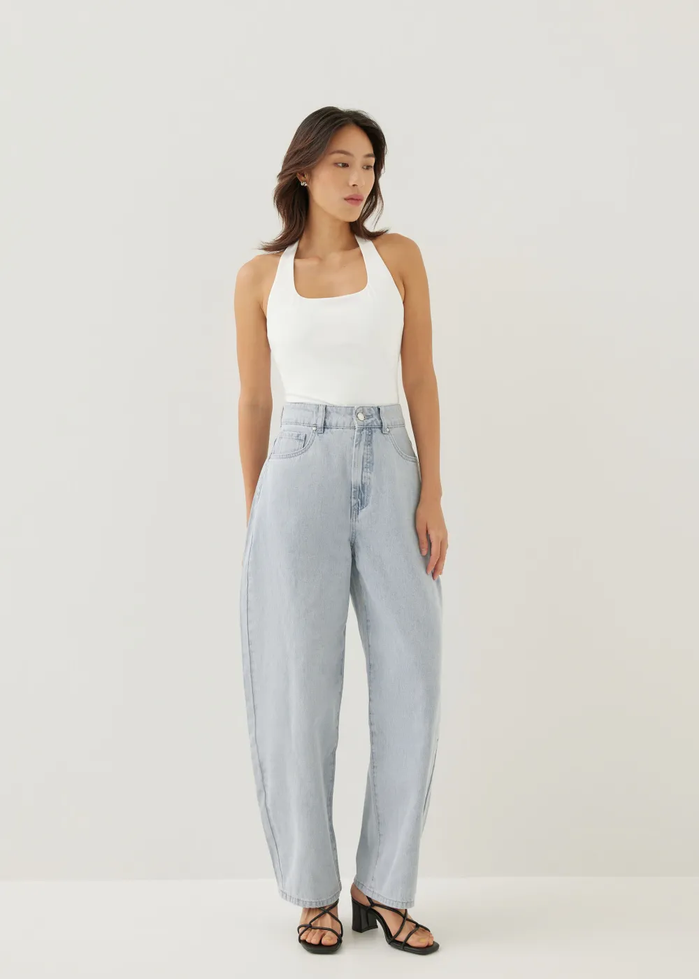 Love, Bonito Casual Pants|Weekend & Vacation Pants*Mickee Denim Barrel Jeans