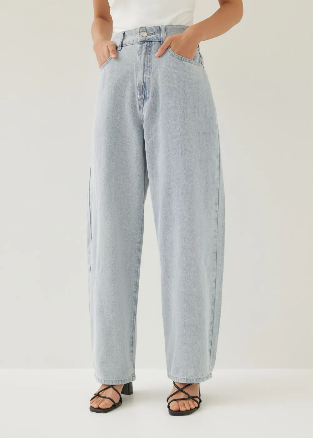 Love, Bonito Casual Pants|Weekend & Vacation Pants*Mickee Denim Barrel Jeans