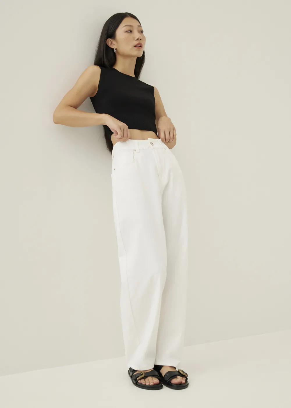 Love, Bonito Casual Pants|Weekend & Vacation Pants*Mickee Denim Barrel Jeans