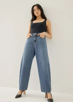 Love, Bonito Casual Pants|Weekend & Vacation Pants*Mickee Denim Barrel Jeans