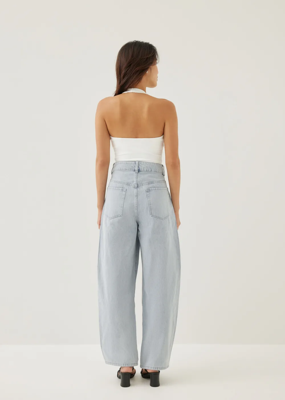 Love, Bonito Casual Pants|Weekend & Vacation Pants*Mickee Denim Barrel Jeans