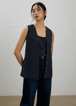 Love, Bonito Work Tops|Work*Moira Detachable Tailored Vest Top