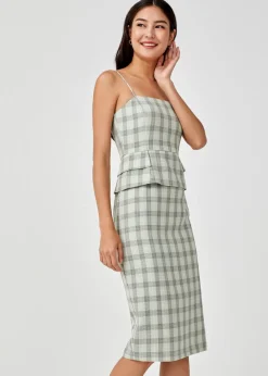 Love, Bonito Work Dresses*Molly Plaid Bodycon Dress