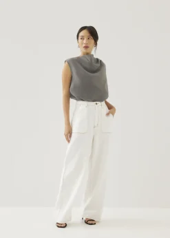 Love, Bonito Work Tops|Blouses & Shirts*Nadya Asymmetric Organza Blouse