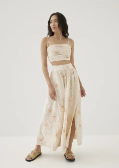 Love, Bonito Party Tops|Tanks & Camis*Naomi Embroidered Camisole Top in Rekindled Blooms